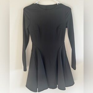Black longsleeve dress